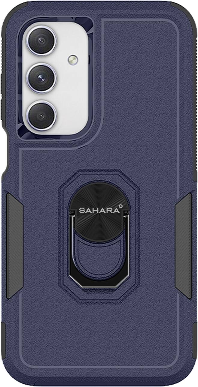 SaharaCase - Raider Series Heavy Duty Case for Samsung Galaxy A16 5G - Midnight Blue