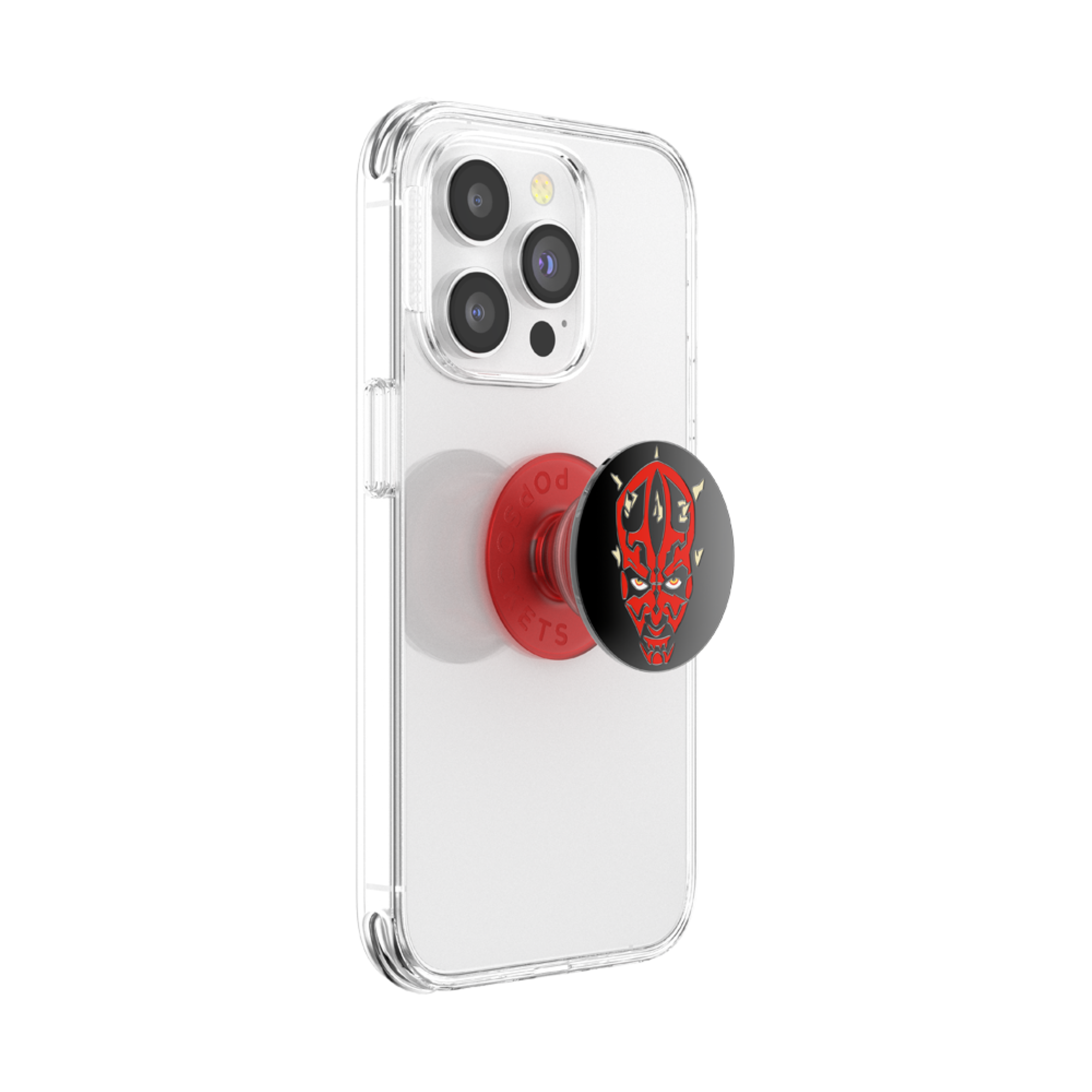Alt View 3. PopSockets - Adhesive PopGrip Universal Grip & Stand for Cell Phones - Star Wars -Darth Maul Enamel.