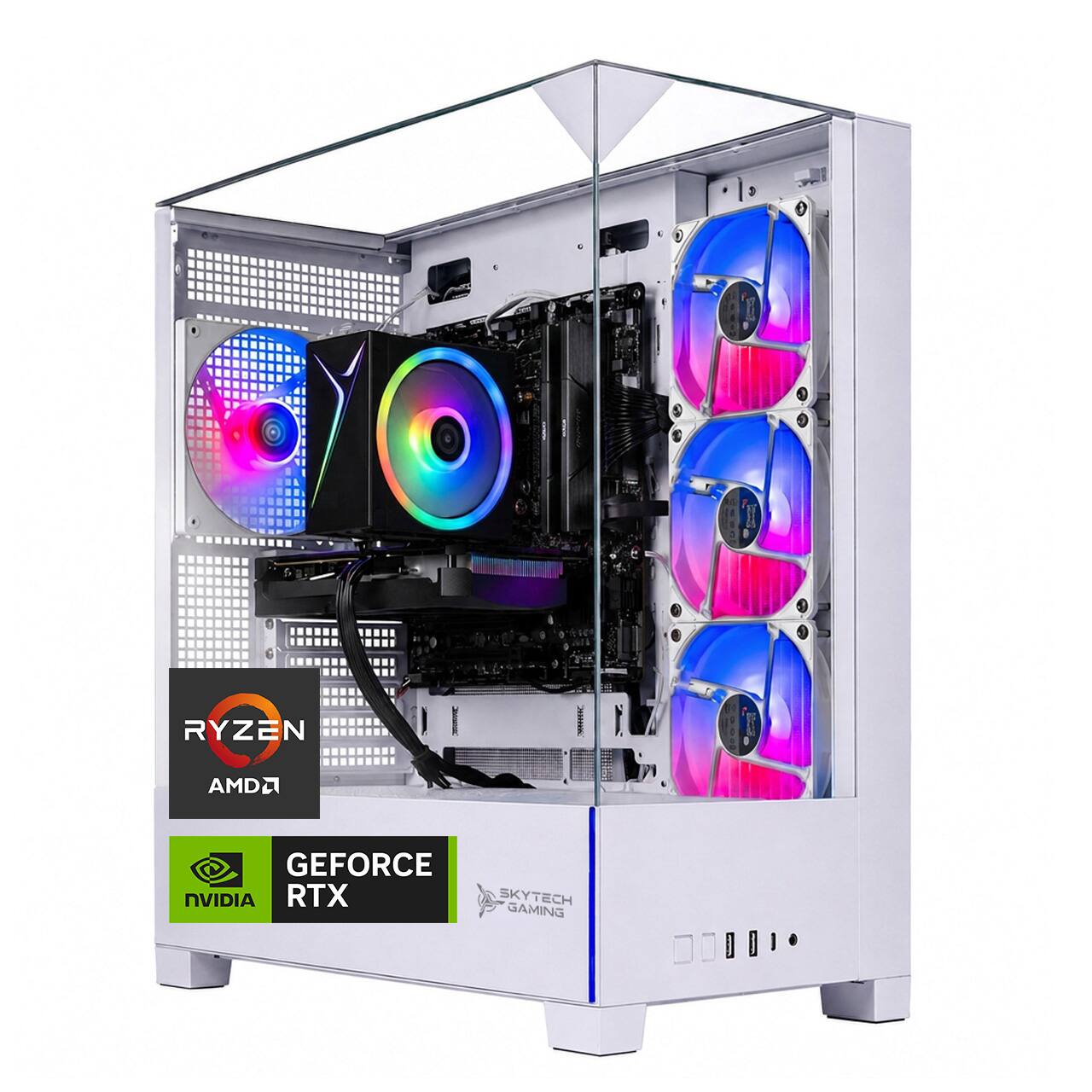 RYZEN  
AMD  
GEFORCE NVIDIA RTX  
SKYTECH GAMING