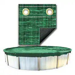 Swimline - Hydrotools Ripstopper Winter Pool Cover for 21x43 Ft Above Ground Pool