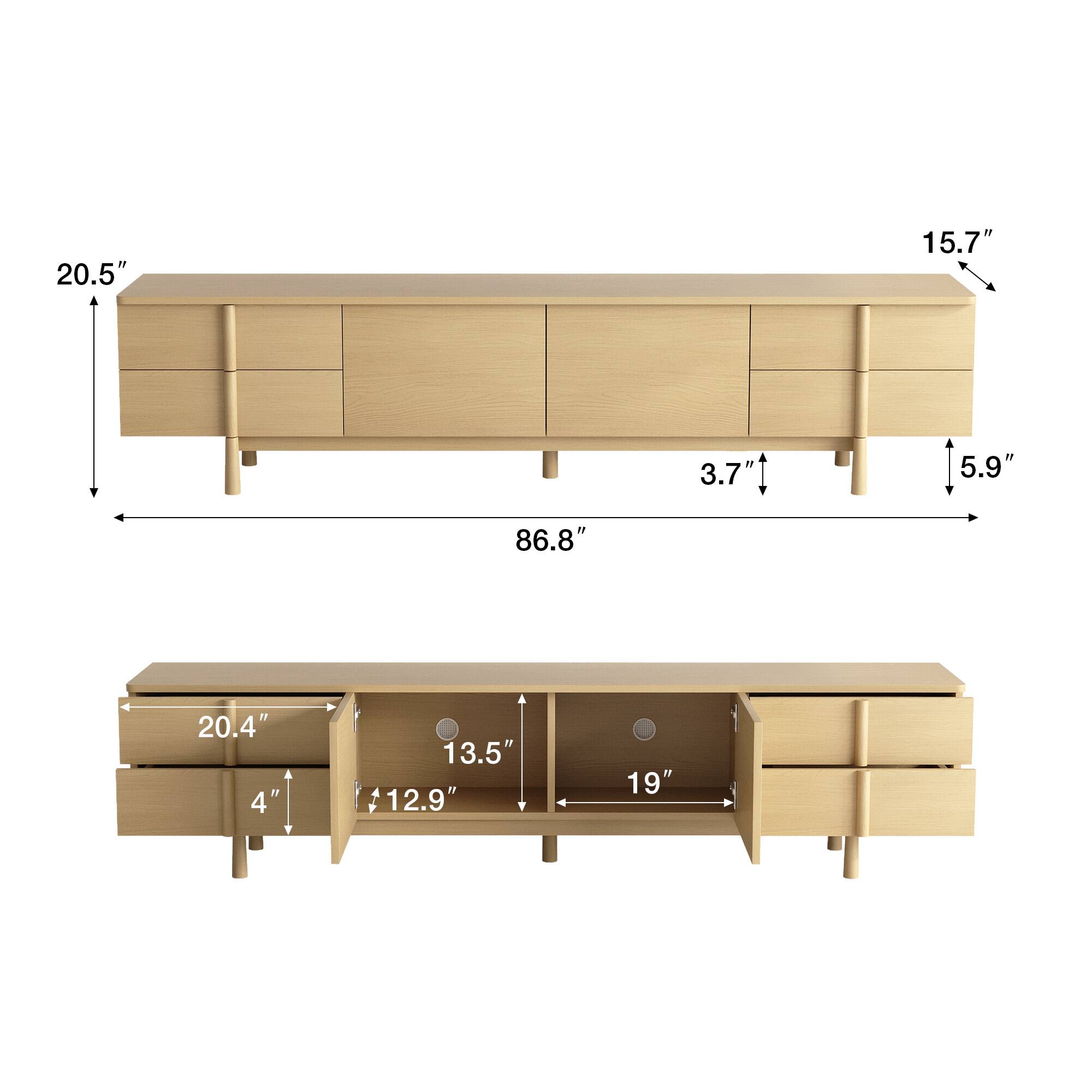 20.5"  
15.7"  
3.7"  
5.9"  
86.8"  
20.4"  
4"  
13.5"  
12.9"  
19"