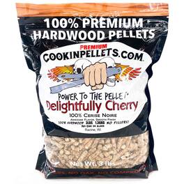CookinPellets - Delightfully Cherry Wood Pellets for Indoor & Outdoor Smoker, 3Lbs