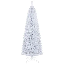 BreeBe - 6ft Pencil Christmas Tree - White