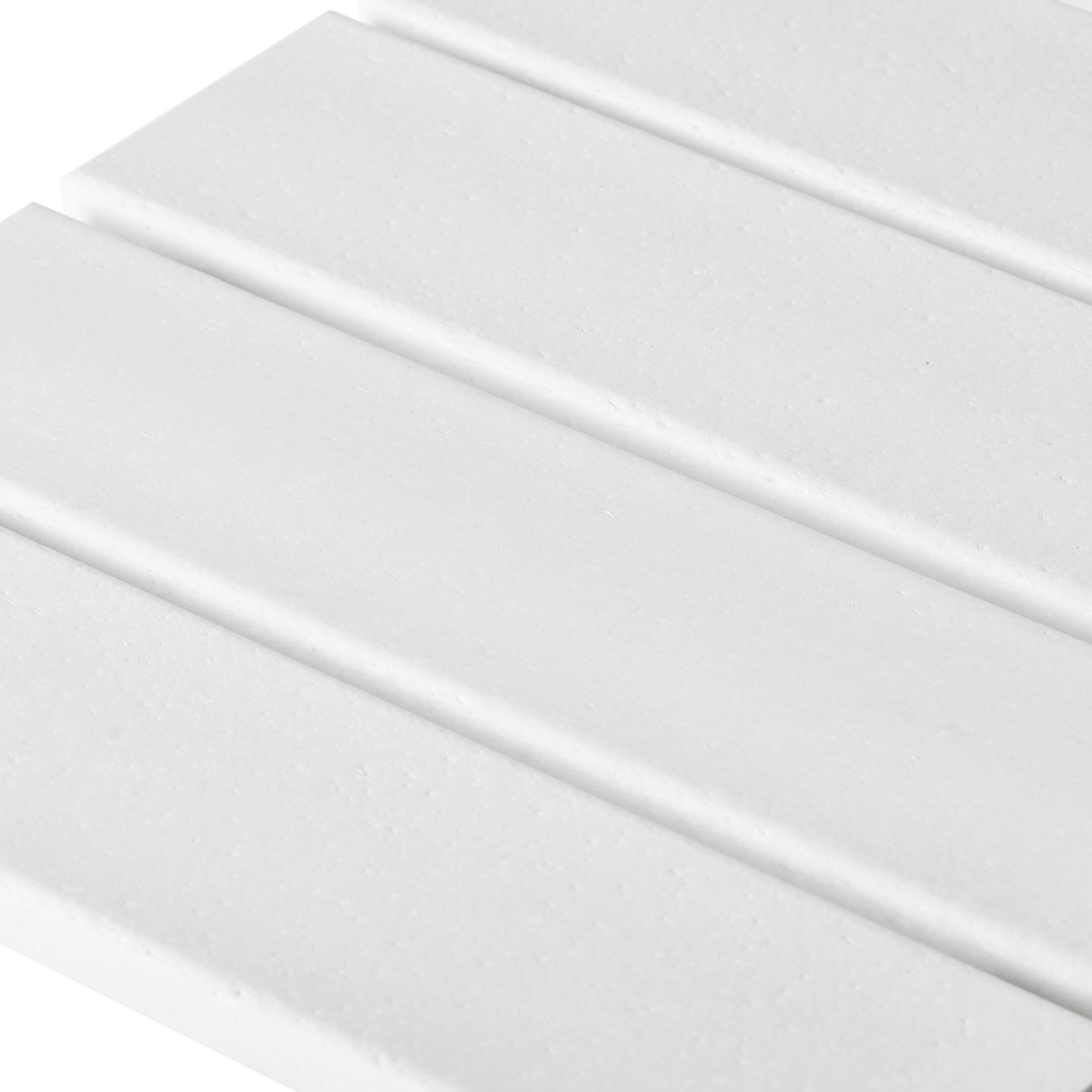 Alt View 5. WestinTrends - WestinTrends Malibu 14" square outdoor Side table for Adirondack chair - White.