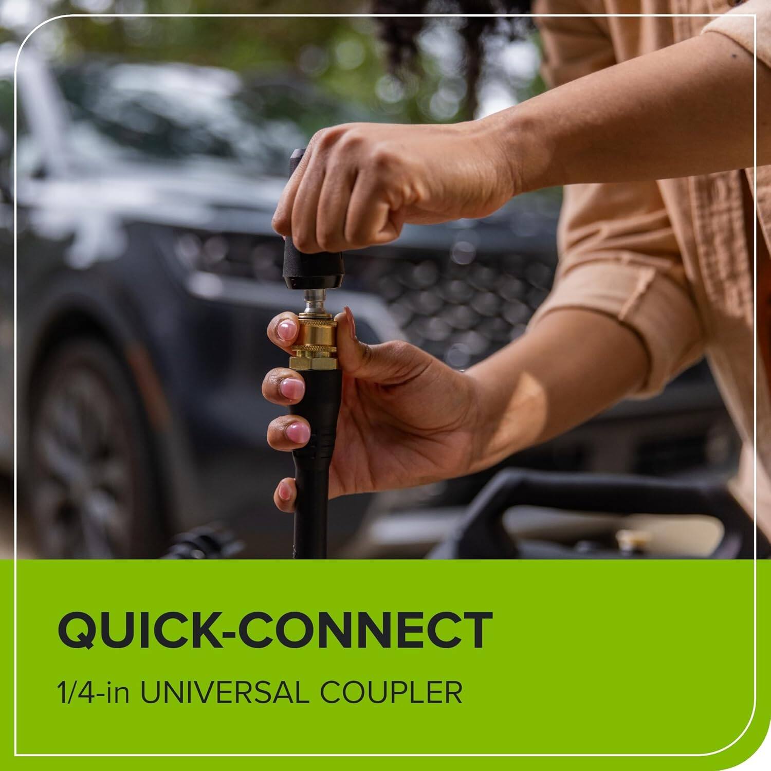 QUICK-CONNECT  
1/4-in UNIVERSAL COUPLER