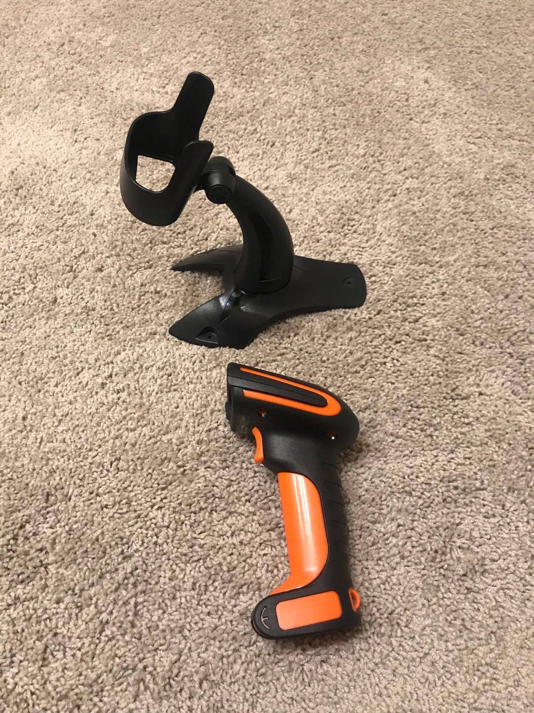 Alt View 5. Tera - Pro 2D Wireless Barcode Scanner IP66 2500mAh Battery Bar Code Reader with Stand for Warehouse, Retail 8100.