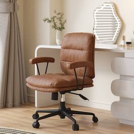 Forest'nSky - office chair, backrest and seat cushion separate, backrest 90°-135° inclined - Brown