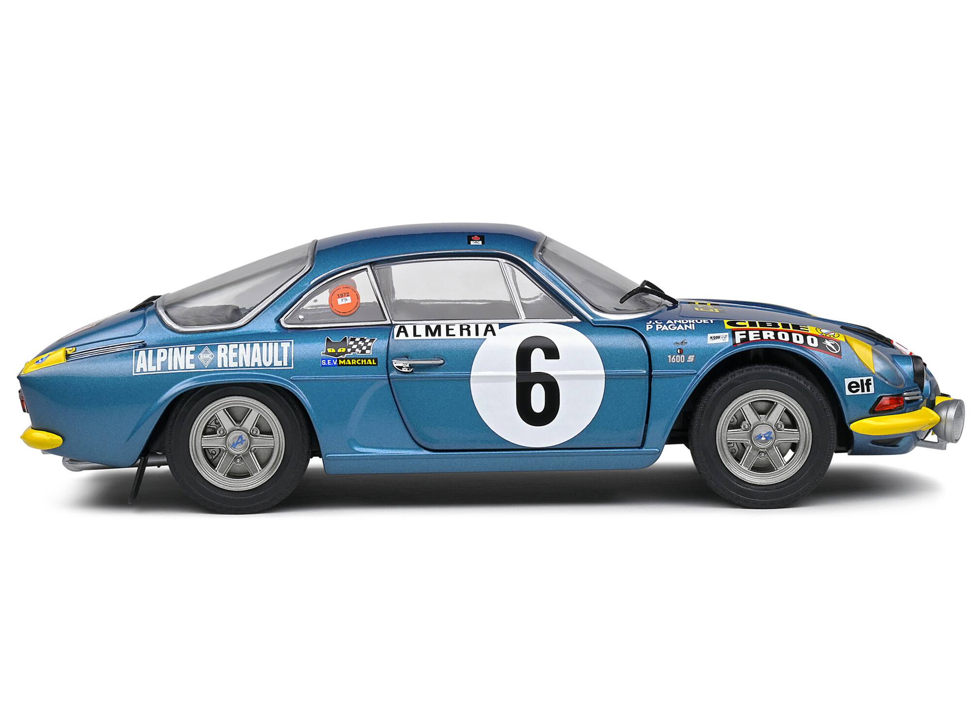 ALPINE RENAULT  
ALMERIA  
6  
B.E.Y MARCHAL  
PAGANI  
FERODO  
elf  
1600 S