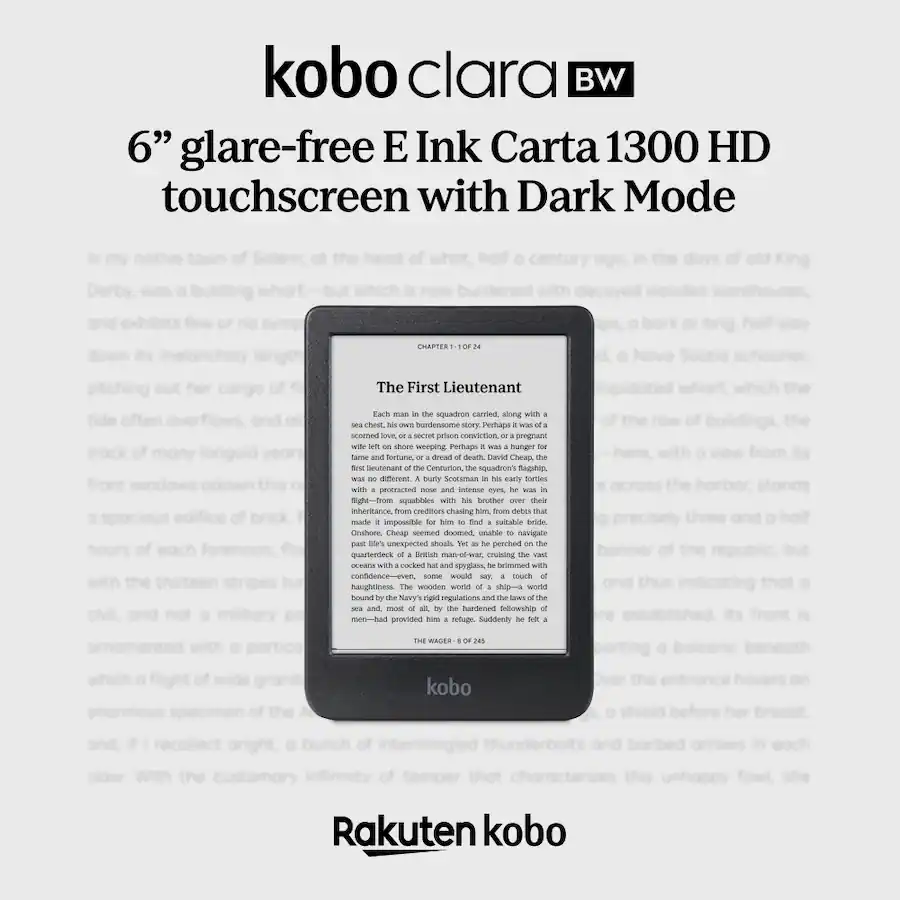 Kobo Clara BW EReader With Bundle 2024 Clear Case Best Buy kobo-clara-bw-ereader-with-bundle-2024-clear-case-best-buy