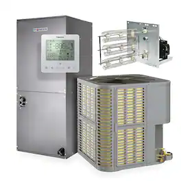 Pioneer - Vertex 56,000 BTU 4.6 17 SEER2 Ducted Central Split Air Conditioner Inverter Heat Pump 230V - Gray