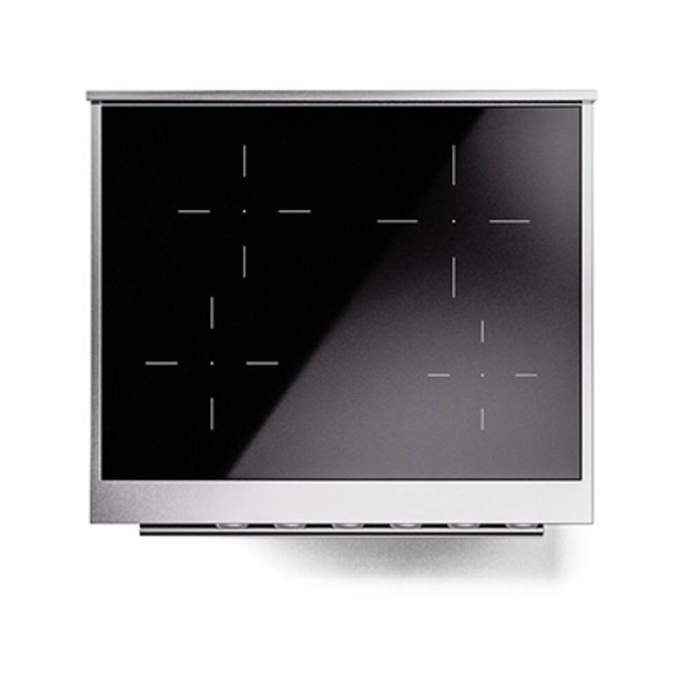 Alt View 2. ILVE - ILVE Professional Plus II Series 30 in. Induction Range with 4 Induction Elements (Satin Trim) - Graphite Matte.