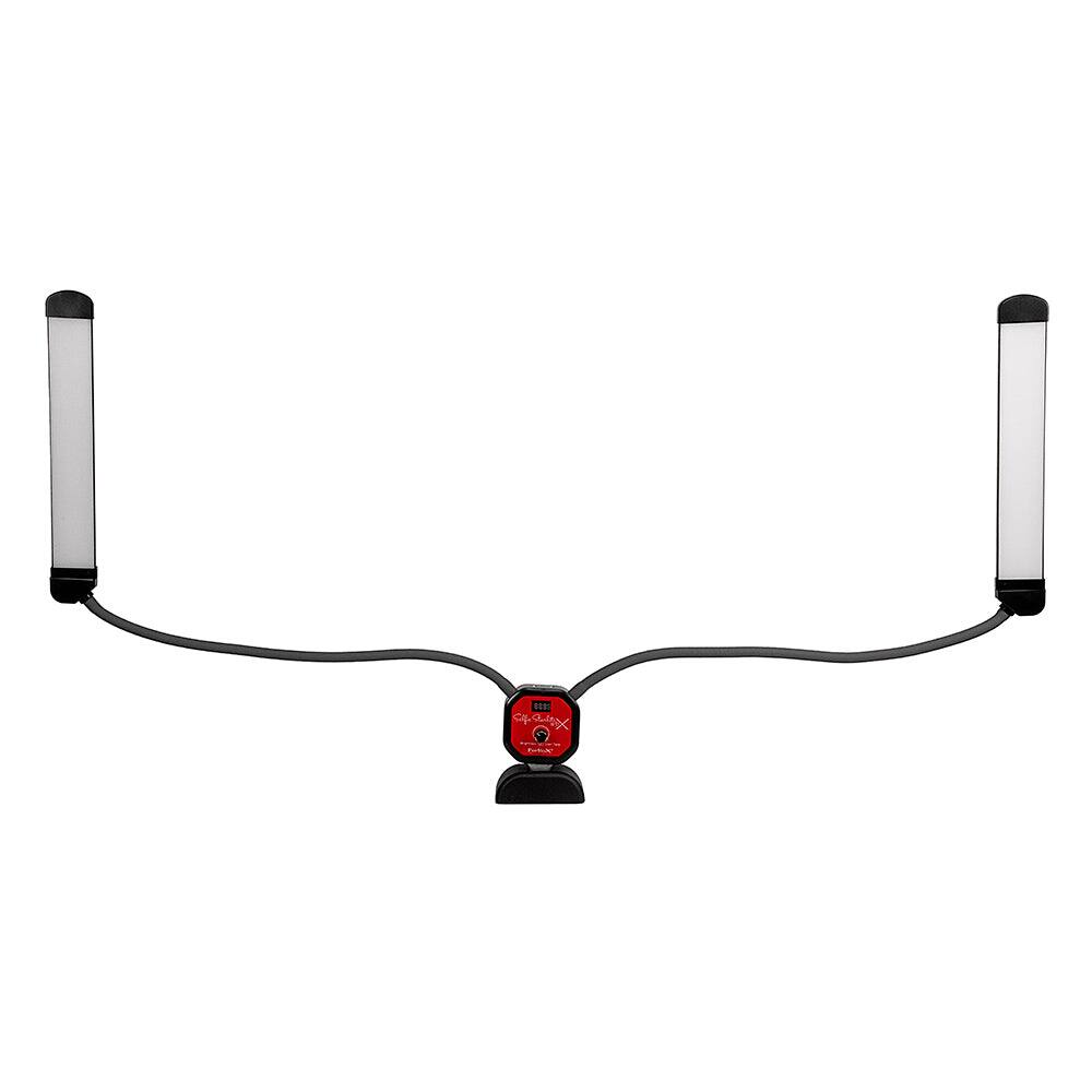 Front. Fotodiox - Selfie Starlite Stix Tabletop Monitor - Bi-Color Dimmable Wand Lights f/ Gaming, Makeup, YouTube, Live Streaming.