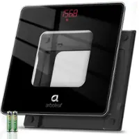 Arboleaf weight Scale, Accurate Measurements, LED Display - Black - Front_Zoom
