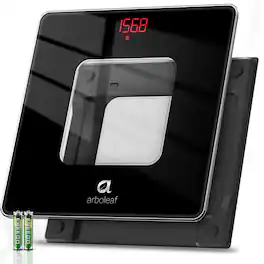 Arboleaf - weight Scale, Accurate Measurements, LED Display - Black