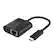 Front. Belkin - USB-C to Ethernet + Charge Adapter with gigabit Ethernet port and USB Power Delivery up to 100W - Black.