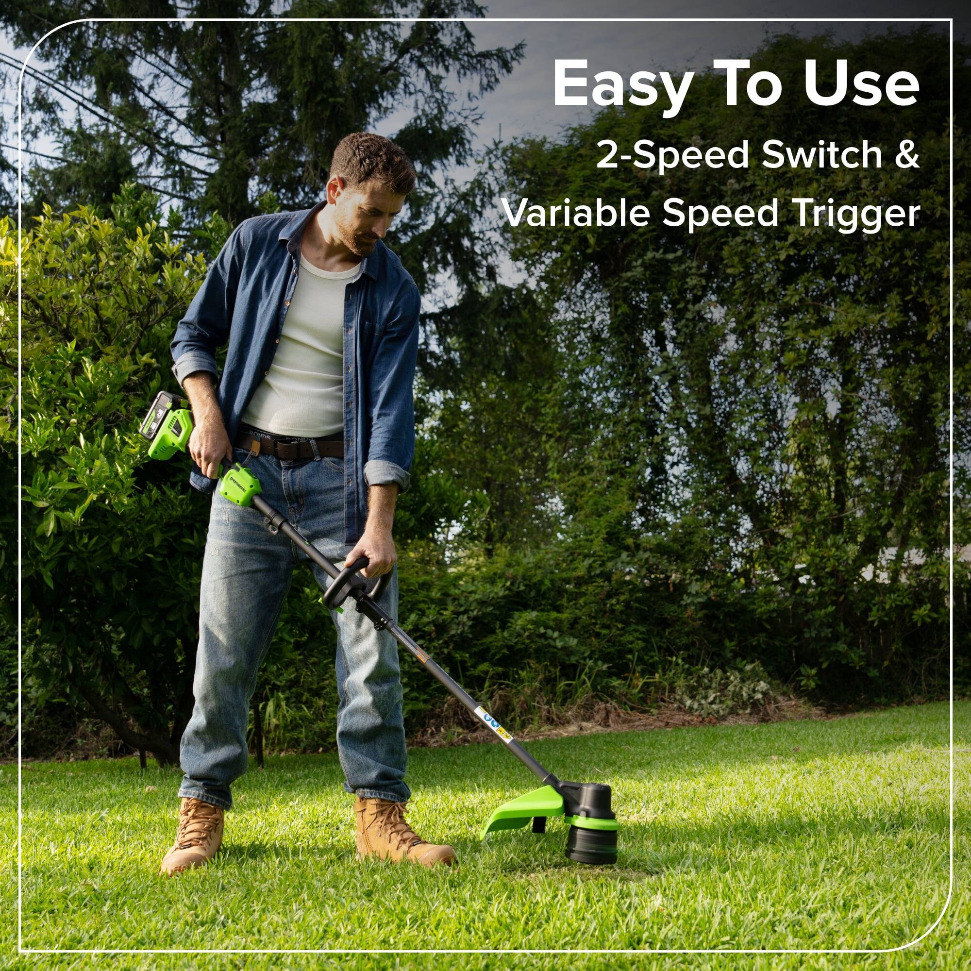 Easy To Use  
2-Speed Switch & Variable Speed Trigger
