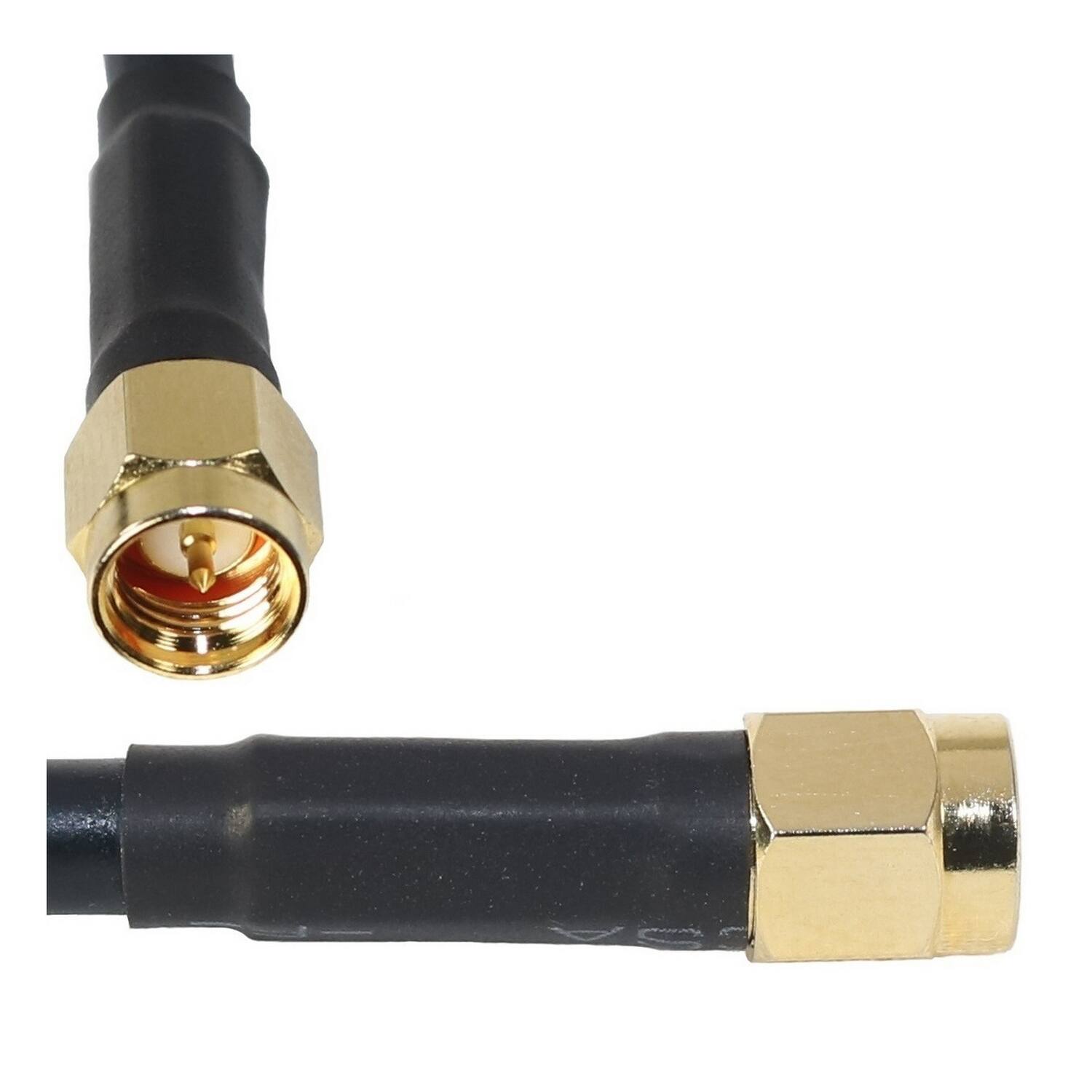 Alt View 8. Browning - Browning BR-2483-H 5G/4G/3G/LTE/Wi-Fi/Cellular 4-dBi Gain 806 MHz to 2,500 MHz Tri-Band Antenna Hole-Mount Kit with 17Ft - Black.