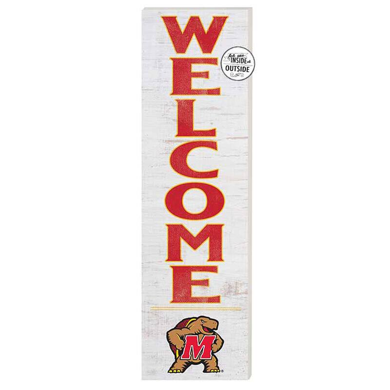 Maryland Terrapins 10'' x 35'' Indoor/Outdoor Welcome Sign
