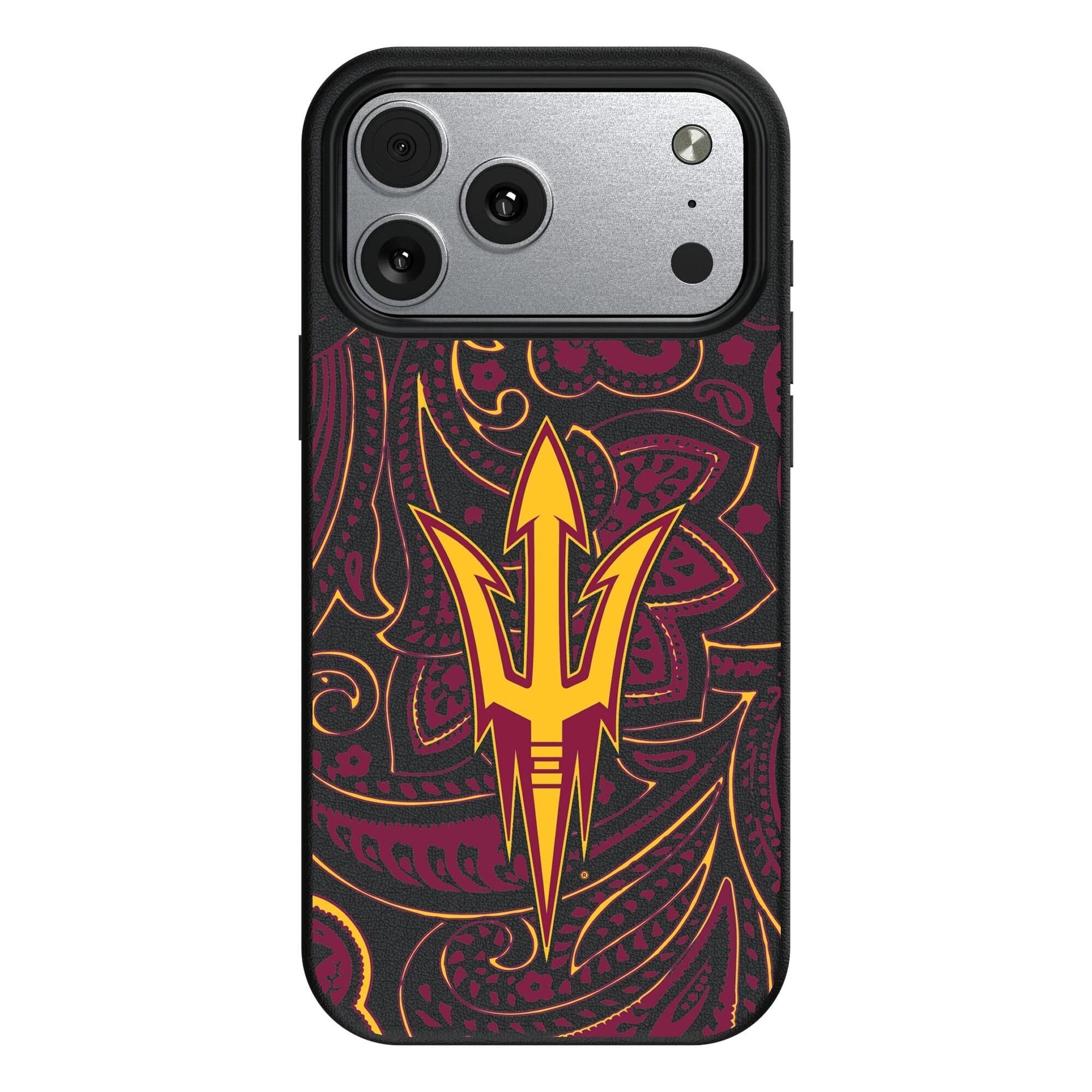 Keyscaper - NCAA - Arizona State Sun Devils Paisley iPhone Magnetic Bump Case - 17 Pro Max - Black price history on PriceWatchPro