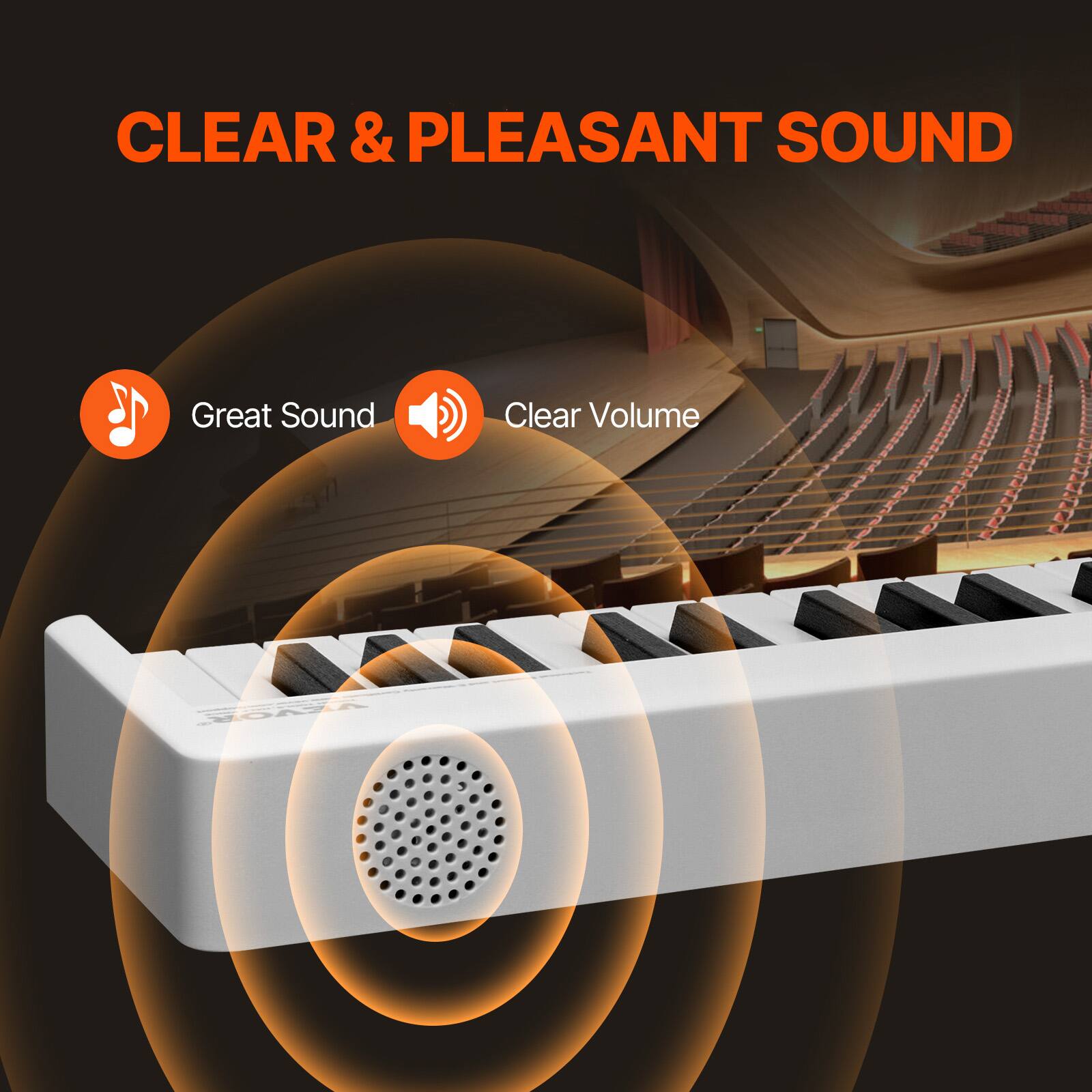 CLEAR & PLEASANT SOUND

Great Sound  
Clear Volume