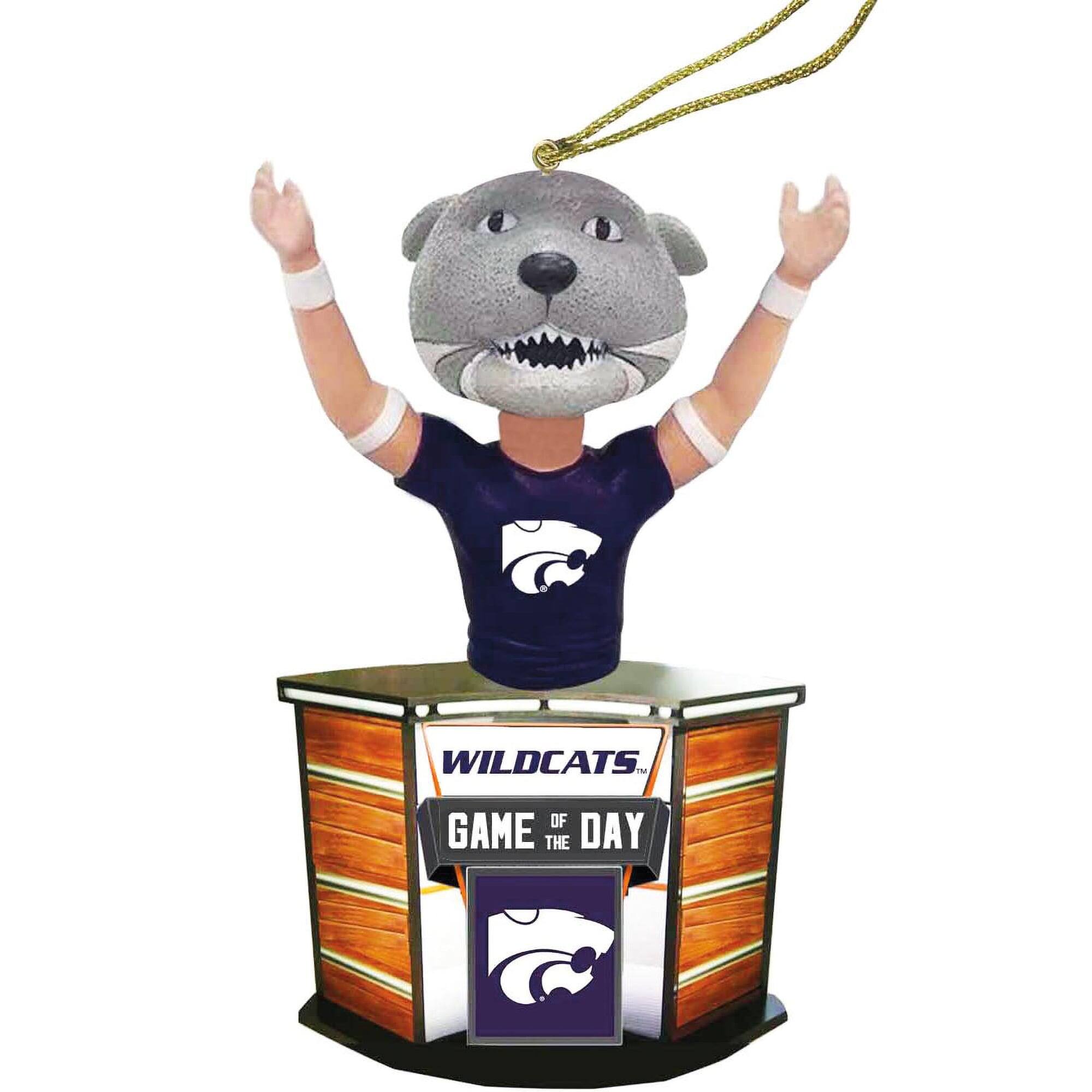 Santa's Workshop - Kansas State Wildcats 4" Game of the Day Ornament - Purple