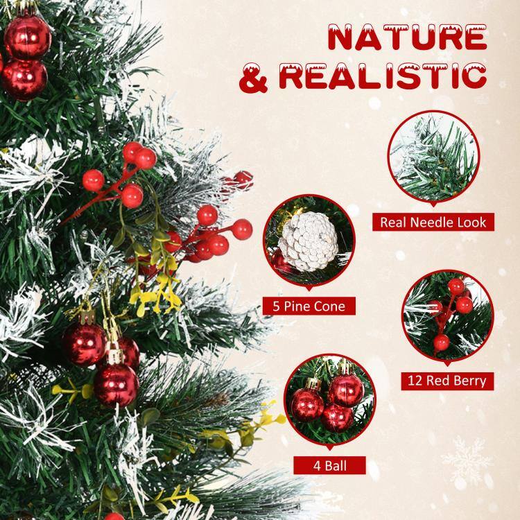 NATURE & REALISTIC

Real Needle Look

5 Pine Cone

12 Red Berry

4 Ball