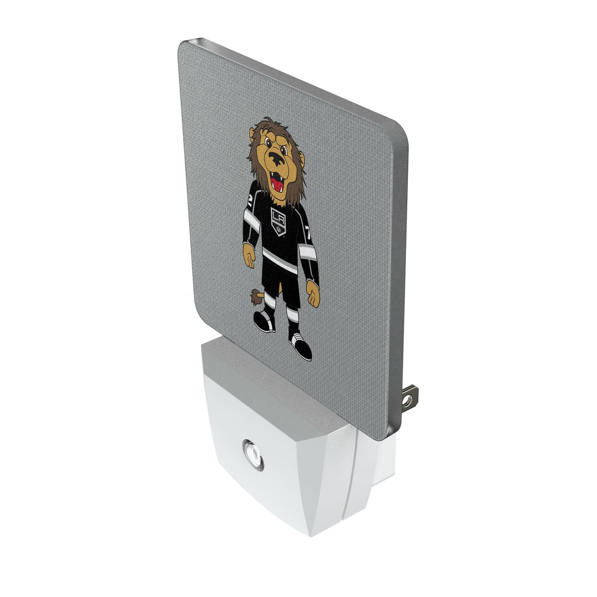 Alt View 1. Keyscaper - Los Angeles Kings 2-Pack Solid Design Mascot Nightlight Set - White.
