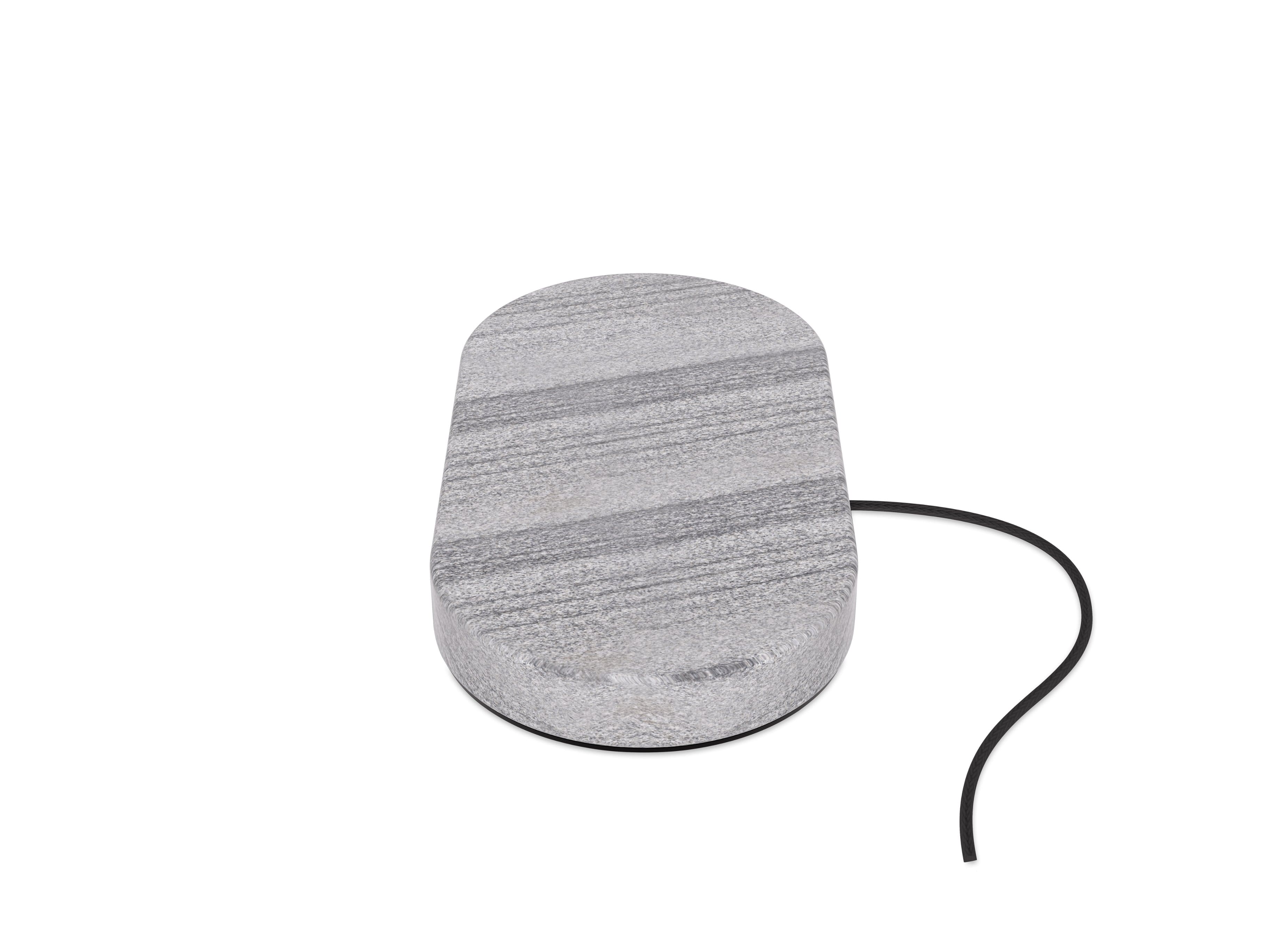 Front. Einova - Stone 10W Dual Wireless Charging Pad for Qi-enabled Devices - Sandstone.