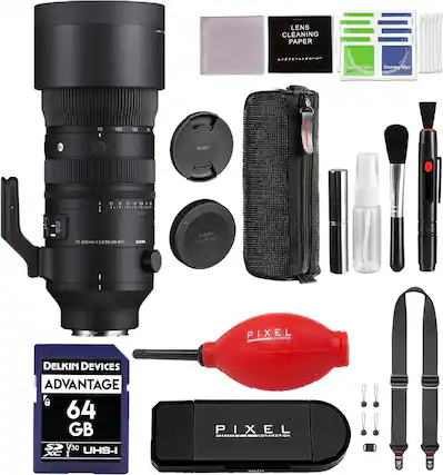 LENS CLEANING PAPER
Cleaning Wipe DRY
70-200mm 2.8 DG ON 077 SIGMA
SIGMA 70-200mm 2.8 DG ON 077
DELKIN DEVICES ADVANTAGE 64 GB SP V30 UHS-I XC I PIXEL CONNECTION
PIXEL CONNECTION