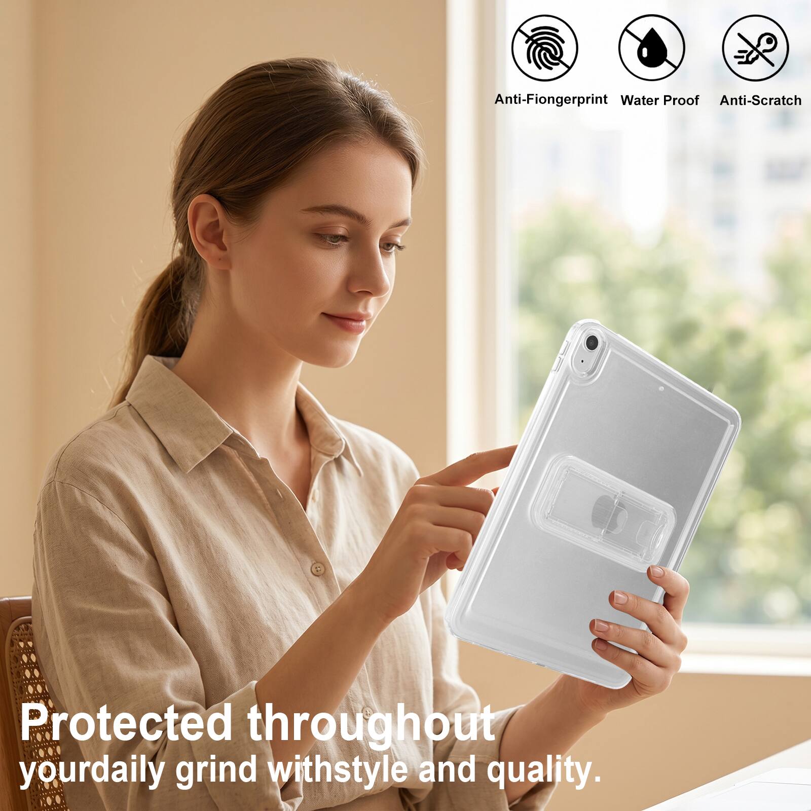 Anti-Fingerprint Water Proof Anti-Scratch Protected throughout your daily grind with style and quality.