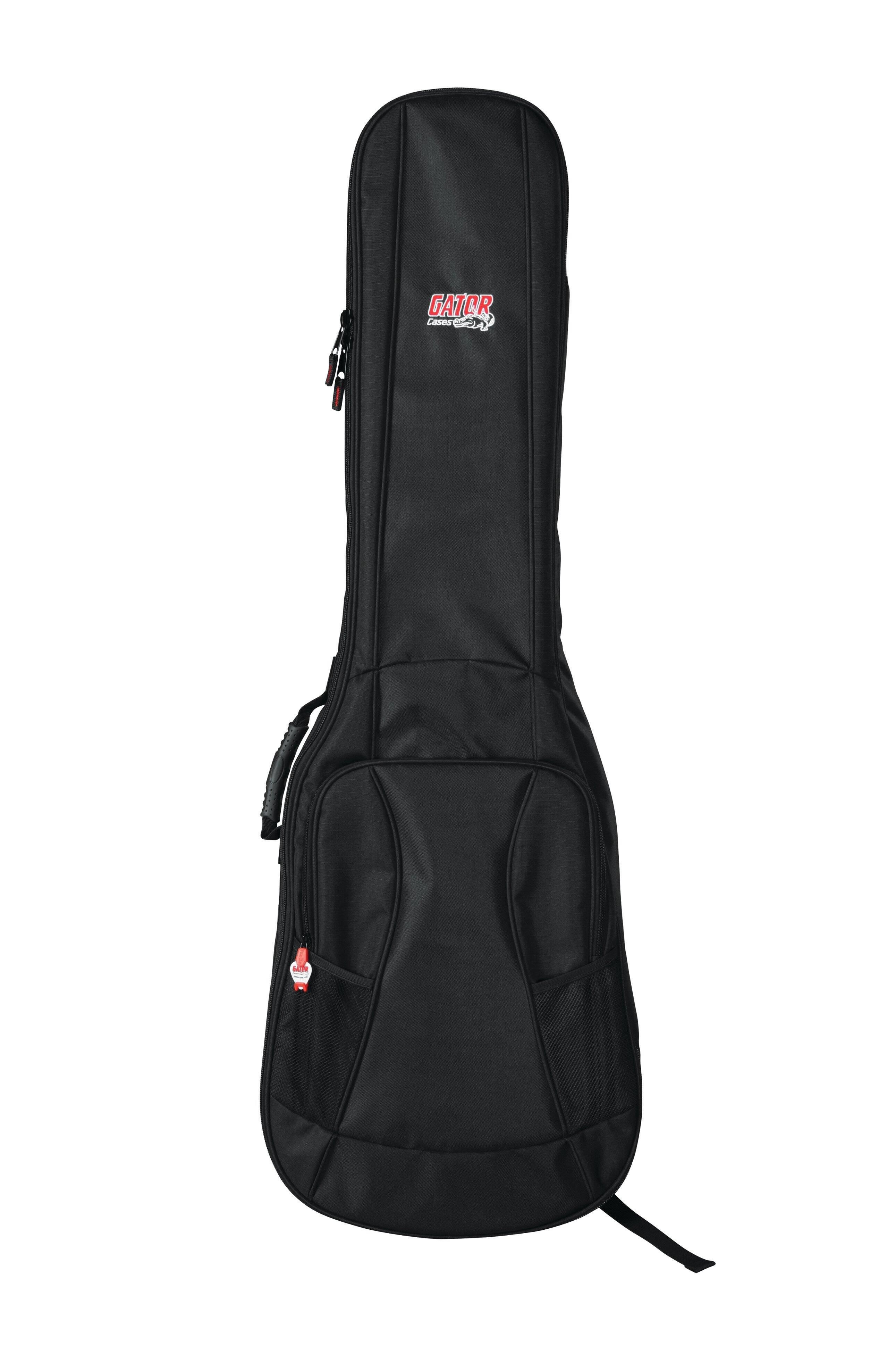 Gator - 4G Style Gig Bag for Bass Guitars with Adjustable Backpack Straps and Contour Back Padding for Comfort and Large Pocket