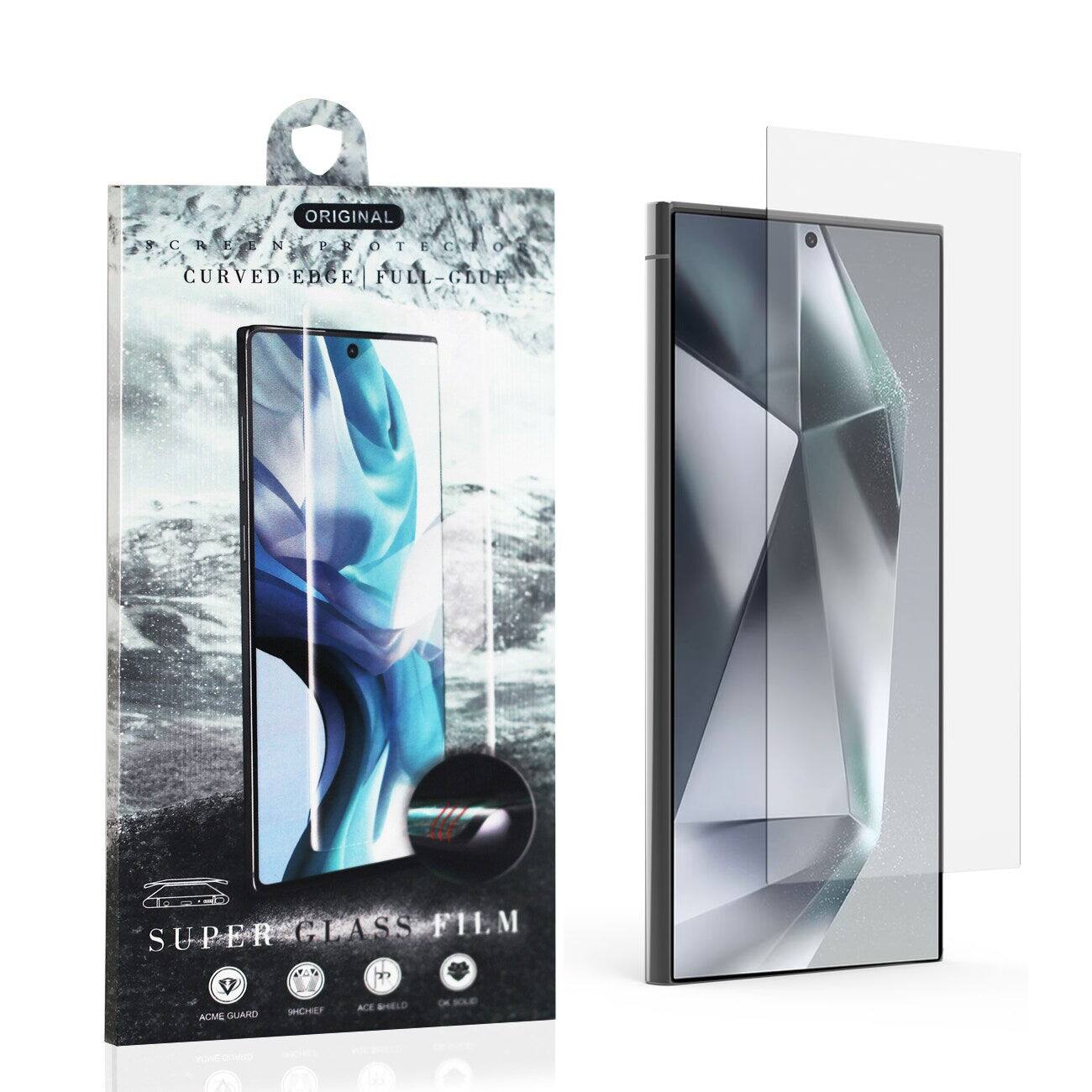 ORIGINAL
SCREEN PROTECTION
CURVED EDGE | FULL-COVER
SUPER GLASS FILM
ACME GUARD
MCHEF
ACE SHIELD
OR MOBILE