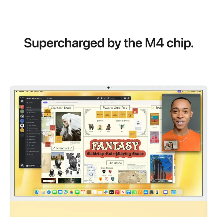 Supercharged by the M4 chip.

Fantasy - Tabletop Role-Playing Game.

Player's Game Prep Spells.

References.