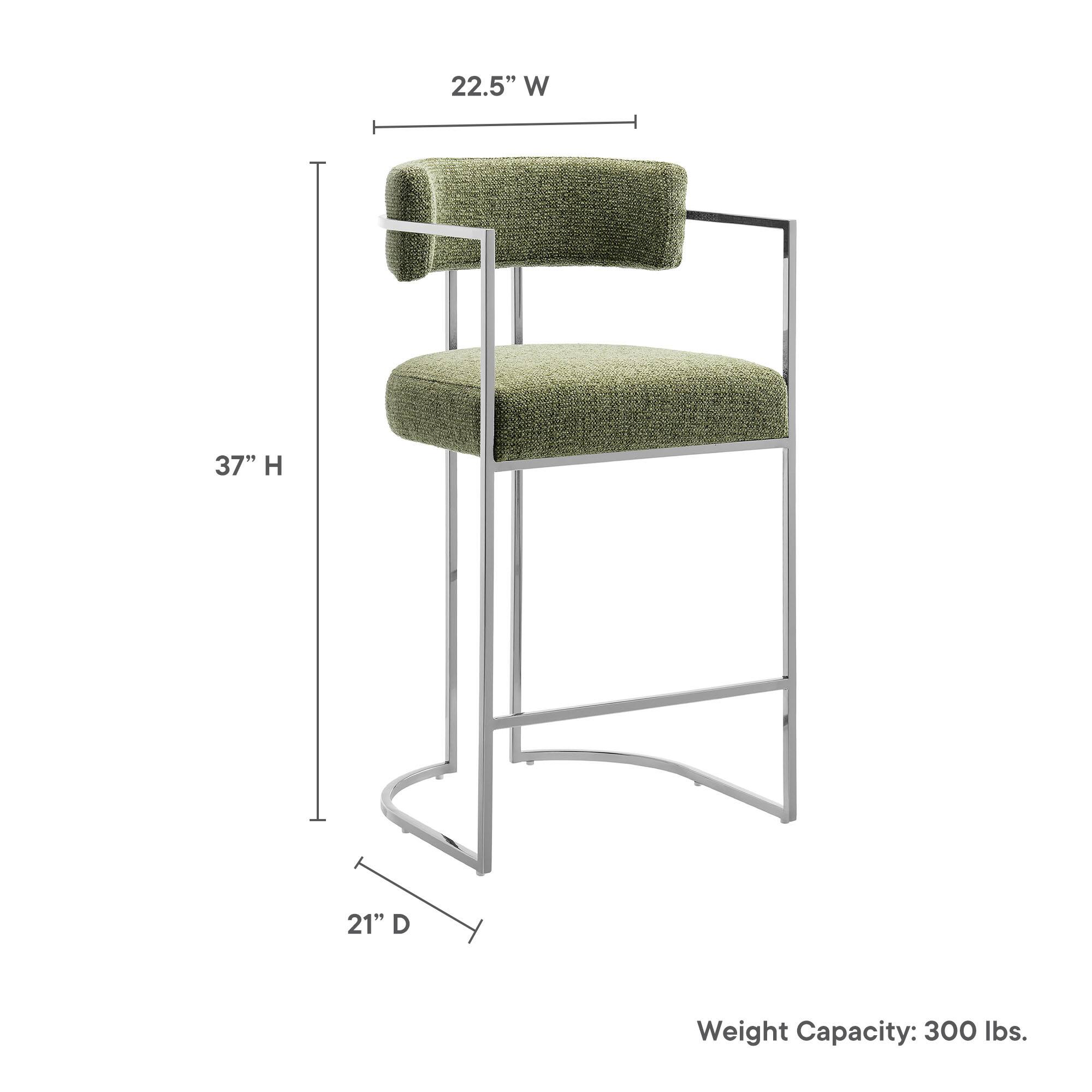 22.5" W  
37" H  
21" D  
Weight Capacity: 300 lbs.