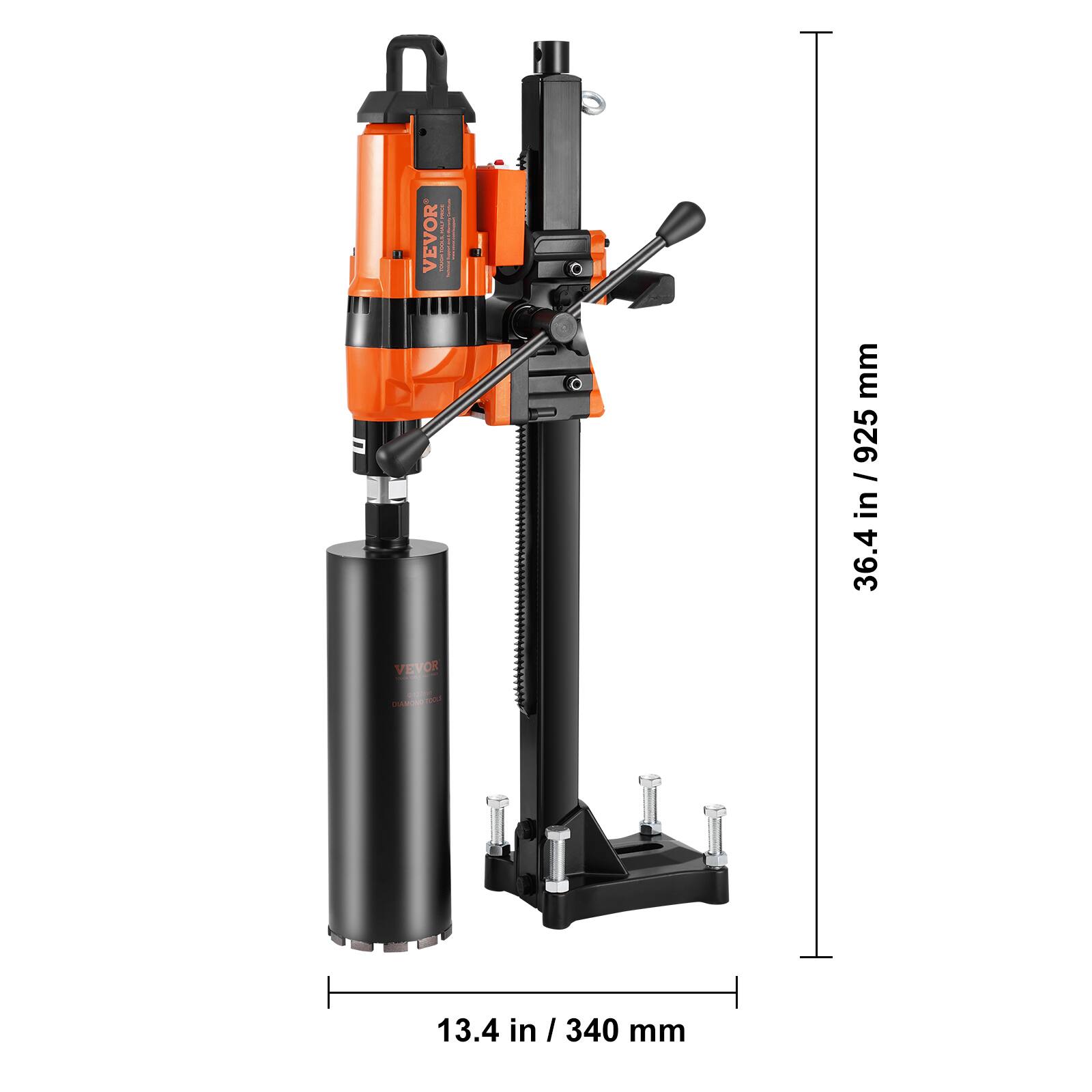 VEVOR | I COMMA | VEVOR QIAMONO TOOLS

36.4 in / 925 mm

13.4 in / 340 mm