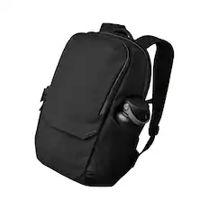 Front. ALPAKA - 24L Laptop Backpack for 16-inch Laptop - Elements Backpack Pro for Work, Travel & Commuting - Black Axoflux 600D.