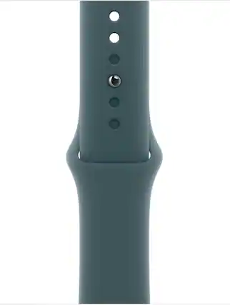 Front. Apple - Apple Watch Band - Sport Band (40mm) - Lake Green - M/L - Green.