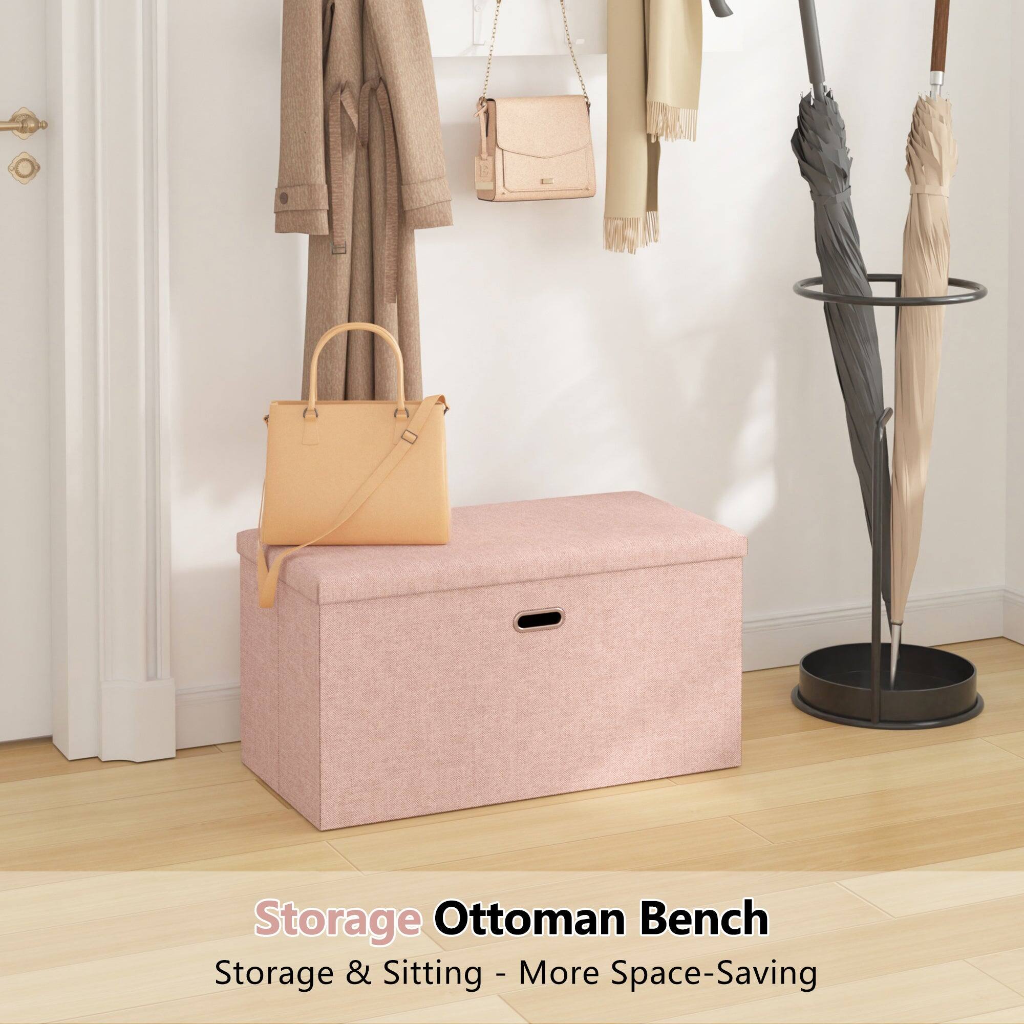 Storage Ottoman Bench  
Storage & Sitting - More Space-Saving