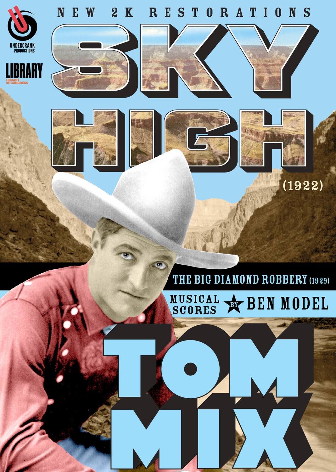 Tom Mix: Sky High / The Big Diamond Robbery  - DVD