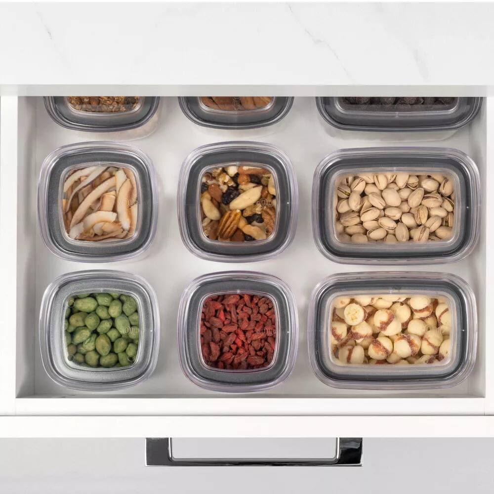 Alt View 2. OU - OU Spice Rack Organizer, 13pc 5oz Spice Containers 3 Tier Clear Spice Holder and Seasoning Organizer - Clear.