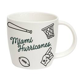 Logo Brands - Miami Hurricanes 18oz. Playmaker Mug - Multicolor