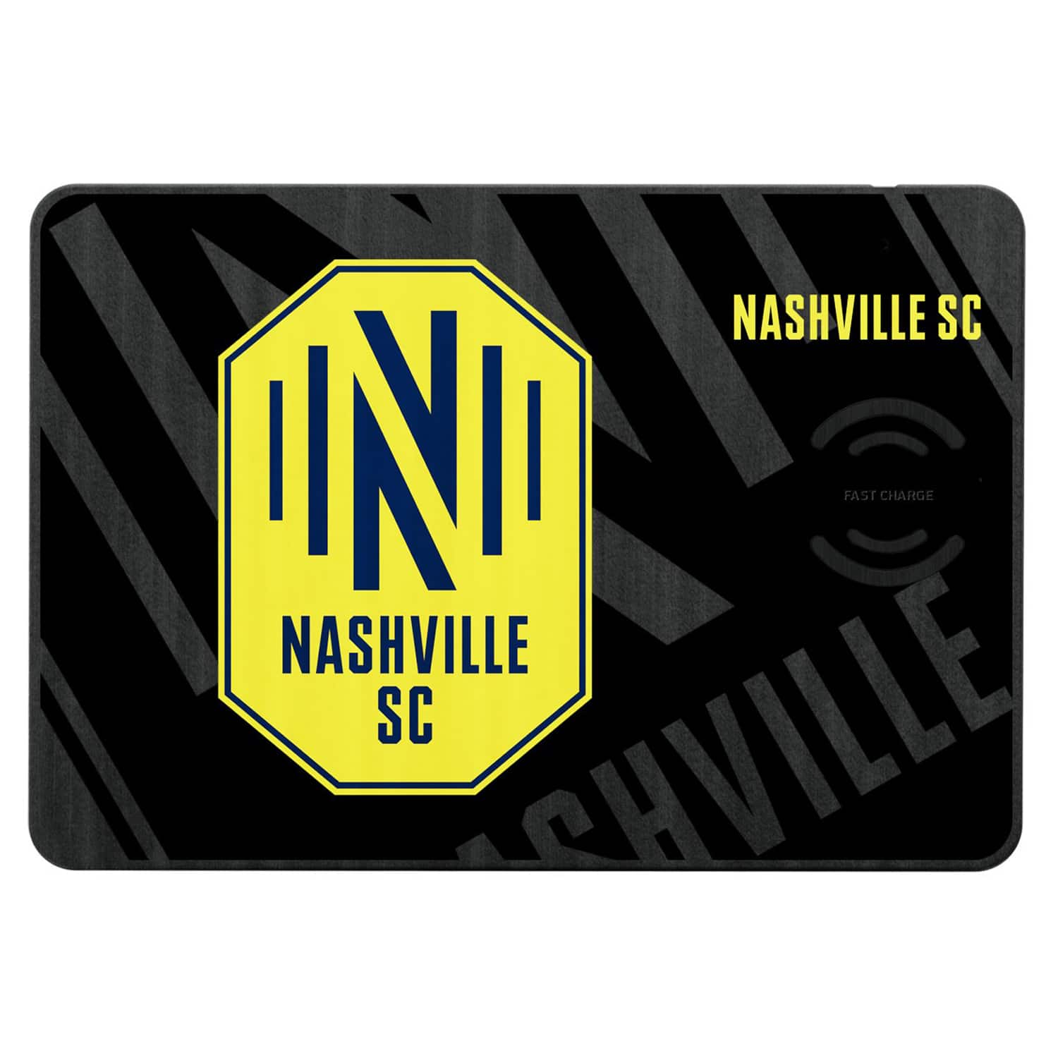 Keyscaper - Nashville SC Mono Tilt Logo Wireless Charger & Mouse Pad - Multicolor