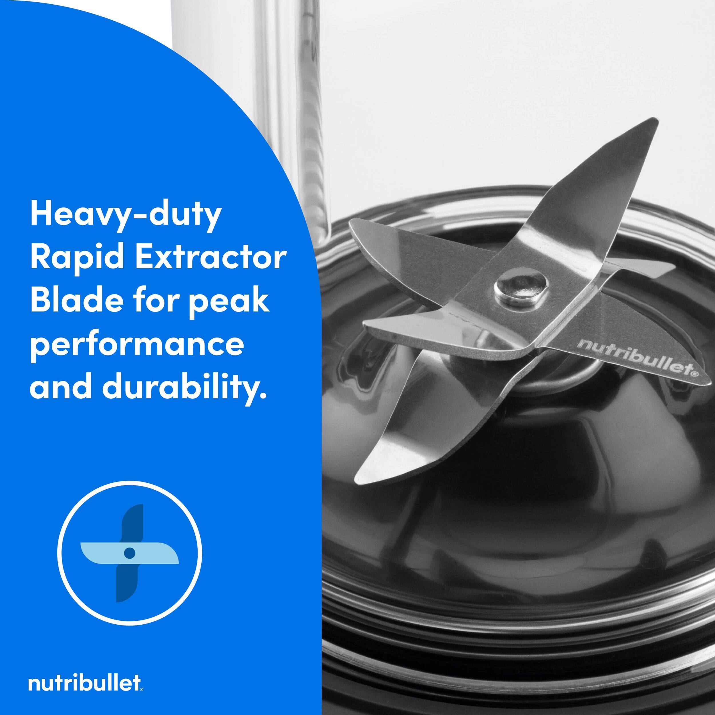 Heavy-duty Rapid Extractor Blade for peak performance and durability. nutribullet.