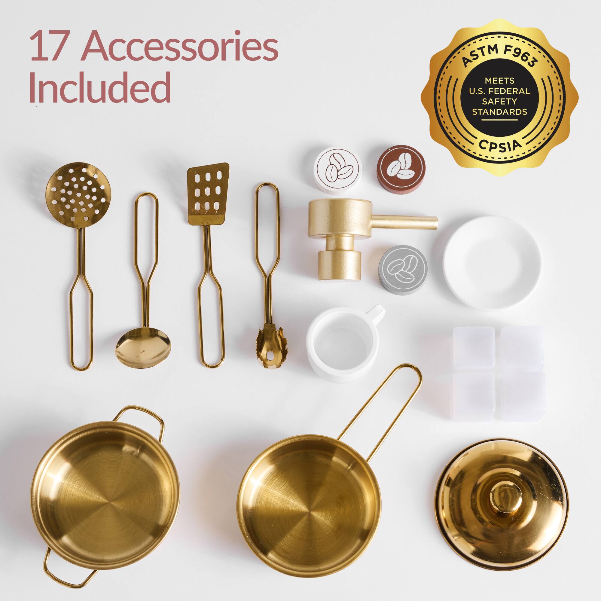 17 Accessories Included

ASTM F963 MEETS U.S. FEDERAL SAFETY STANDARDS CPSIA