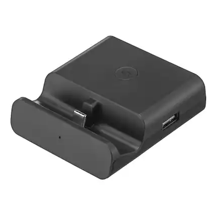 Front. Stock Preferred - Docking Station Stand Charging Dock 4K HDMI Adapter for Nintendo Switch - Black.