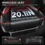 WINGLESS SEAT: Wider, optimized seats for endless comfort and relaxation. 20.1IN CUSHION OF THE WIDTH WITHOUT FLANK WITH FLANK.