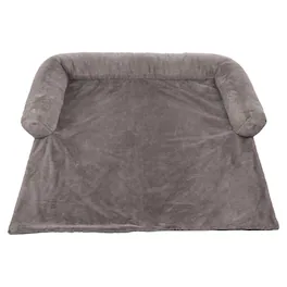 PetMaker - 45in Plush Dog Bed for Couch - Gray