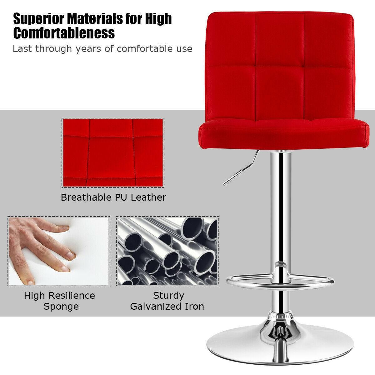 Superior Materials for High Comfortableness
Last through years of comfortable use
Breathable PU Leather
High Resilience Sponge
Sturdy Galvanized Iron
