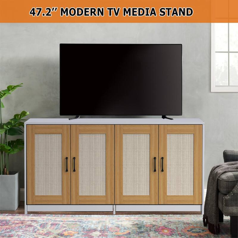 47.2" MODERN TV MEDIA STAND