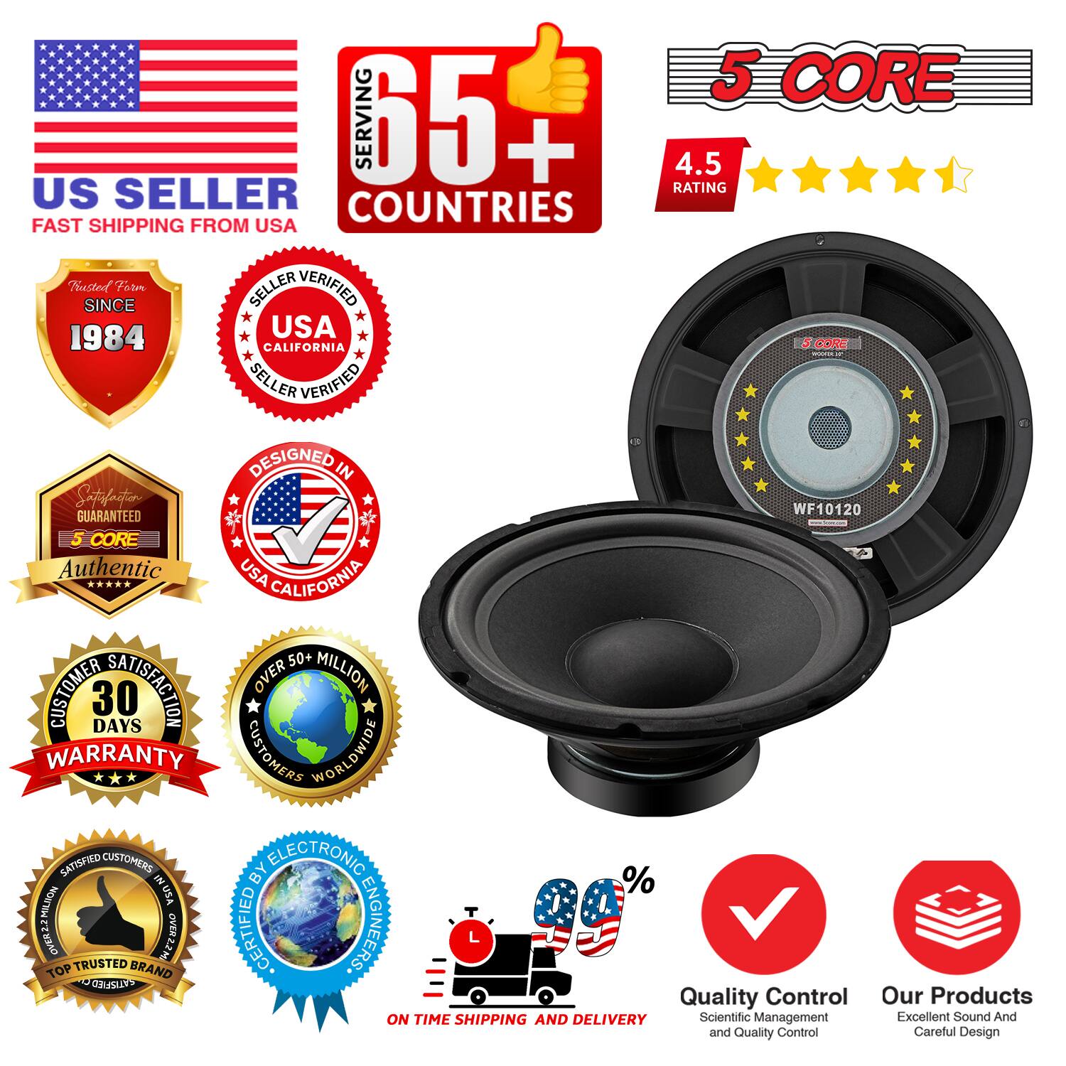 5 CORE  
SERVING 65+ COUNTRIES  
FAST SHIPPING FROM USA  
US SELLER  
TRUSTED SINCE 1984  
USA CALIFORNIA  
SELLER VERIFIED  
DESIGNED IN USA CALIFORNIA  
5 CORE Authentic  
30 DAYS WARRANTY  
OVER 50+ CUSTOMERS WORLDWIDE  
CUSTOMER SATISFACTION  
OVER 2 MILLION SATISFIED CUSTOMERS  
CERTIFIED BY ELECTRONIC ENGINEERS  
TOP TRUSTED BRAND  
QUALITY CONTROL  
ON TIME SHIPPING AND DELIVERY  
SCIENTIFIC MANAGEMENT  
EXCELLENT SOUND AND QUALITY CONTROL  
CAREFUL DESIGN